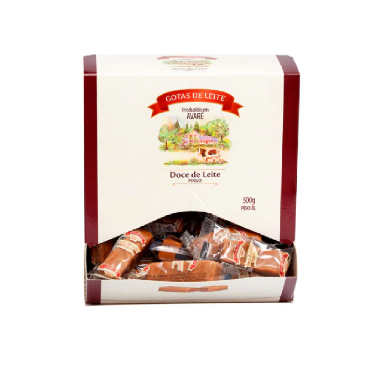 Avaré Pingo de Leite Doce de Leite Caixa (500g)